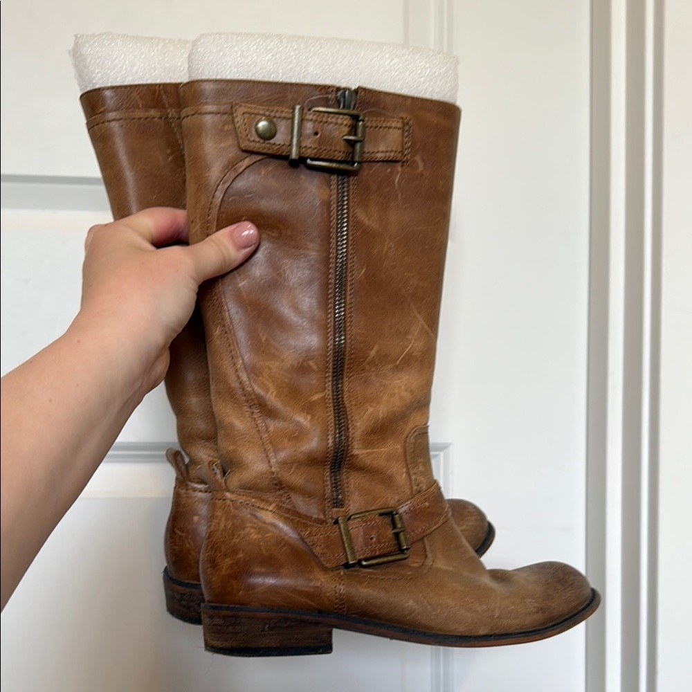 Brown Leather Boots